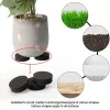 Planters 96Pcs Plant Pot Feet Risers Natural Rubber Flower Pot Mat Invisible Pot Feet For Heavy Outdoor Plants, Flower Pots