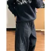 سراويل جينز للسيدات ديب تاون سوداء خمر شحنات النساء الضخمات القوطية الكورية القوطية الشارع السراويل السراويل السراويل اليابانية harajuku أزياء السراويل
