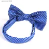 Bow Ties Small Check Bow tie For Men Women Blue Red Adult Plaid Bow Ties Cravats Suits Gentleman Bow knot For Party Wedding Bowties Y240329