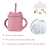 Bébé Silicone Sippy Cups AFree Portable Stockage Snack Conteneur Tasse D'alimentation Pour Enfants Étanche Apprentissage Boisson 240320