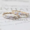 Anéis de cluster Lamoon anel de casamento de luxo para mulheres 925 prata esterlina banhado a ouro jóias finas noivado proposta de casamento bijou