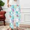 Women's Sleepwear Pattern Cute Pajama Pants Mens Womens Lounge Super Soft Unisex Sleep Bottoms With Pockets Drawstring