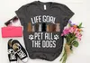 Both Cat And Dog Shirt T shirt Gift for Pet Lovers and Owners Animal 100% Cotton 240329