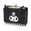 Cute Kuromi Wallet My Melody Cinnamoroll Bag Wallets Student ID Bank Card Holder Casual Fashion PU Leather Coin Purse Cute Folding Card Bags 211