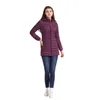 Santelon Winter Ultralight Warm LG Parka Mantel mit Kapuze Frauen Outdoor gepolsterte Cott Kleidung Outwear Portable Store in Tasche f48q #