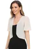 Frauen Neue Chiff Kurzarm Strickjacke Elegante Top Abend Cover Up Hochzeit Dr Schal Im Freien Sonne Protecti Atmungsaktive Hemd H701 #