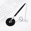 Desk Pen With Chain Sophisticated And Practical Writing Accessory For Meetings 594A