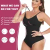 plus Size Bodysuit Plump Woman Tummy Ctrol Shapewear Bottoming Shirt Oversized Ladies Tight Jumpsuit for Obese Females X687#