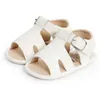 Sandalen 2021 Baby Jungen Mode Sommer Weiche Krippe Schuhe Kinder Neugeborene Mädchen Erste Wanderer Anti Slip Sandalen Schuhe 240329