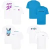 2024 F1 Driver Fans T-shirt Formel 1 Racing Men's T-shirt Summer Men Women Casual Sports Breattable Jersey T-shirt Plus Size Custom