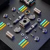 Tank 101 Metal Edc Cut Finger Fidget Toy Spinner Nero Tecnologia Decompression Artefatto Boy Play Toy Regalo creativo Fidget Toy 240312