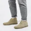 Сапоги мужские замшевые пустынные сапоги высококачественные американские стиль повседневной лодыжки ботинки ручной работы для мужчин