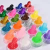 Nail Glitter 24 Colors Symphony Sugar Powder Set Y2K Magic Gold Silver Decor Rubbing Pigment Manicure Supply