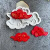 Moldes de cozimento estilo chinês bênção molde de silicone decoração de bolo de chocolate ruyi xiangyun primavera festival série fon