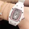 Lyxmekanik klockor Richa Wristwatch Zun Watch Ms Multifunktionell RM07-01 Personlig automatisk mekanisk kvinnors kvarn keramiska aogr