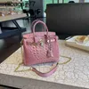 Sac en cuir de designer BK Sac à main Crocodile Modèle Portable Platinum Femme 2024 Mode Haut de gamme Mode Sac à main Chaîne One épaule Messenger