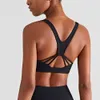 Lu Align Dry Tanks Femmes Stretch Quick Yoga Sport Soutien-gorge avec coussinets Sexy Monochrome Dos Micro Fan Sports de plein air Yoga Soutien-gorge Lemon Sports 2024