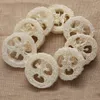 Partihandel 100st Natural Loofah Luffa Loofa Slices Handmade Loofah Soap Box Tray Tools Cleanner Svamp Ansikts tvålhållare 240312