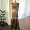 Élégante mère de la mariée dres rose en satin de luxe de luxe de luxe de luxe de luxe pour femmes manches modestes du Dr Q9ov