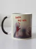 Mugs Frosted Zombie Transforming Heat Changing Color Mug Tea Cups Surprised Gift Drop