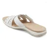 Pantoufles Comem 2024 diapositives d'été femmes sandales compensées orthopédiques sandales à bout ouvert anti-dérapant décontracté femme plate-forme rétro chaussures 43
