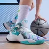 Shoes Men Hightop Basketball Shoes Cushioning Light Basketball Sneakers Portable Breathable NoSlip Casual Outdoor Sports Shoes