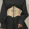 Ceintures de chaîne de taille Ceinture corset élastique serrée avec corset ajusté push up pour femmes façonnant la chaîne papillon Y240329