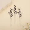 7 färger Rhineste Hairpins Bridal FR Hair Jewelry for Party Women Headpieces Wedding Hair Accores D1EF#