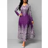 Femmes lâche Boho Vintage volants Befree printemps élégant fête 5XL robe grande grande fête d'été Maxi robes 240321