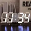 Relógios de mesa digital relógio de mesa 3d mini led ajustável brilho noite alarme de parede eletrônico para casa/cozinha/escritório decoração jardim