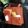 Andere Heimaufbewahrungsorganisation Auto-Rücksitz-Aufbewahrungstasche Hängetasche für Papierhandtuch Telefonaufbewahrung Filztasche Mülleimer-Organizer Auto-Reise-Organizer Y240329