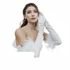 VM21 1 paire de gants de mariage de mariée de mariée rouge noir satiné Lg Bow gants de doigt complets pour femmes élégantes fête de mariage gant H1PD #