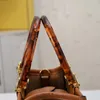 Luxe tas Schuine schouder portemonnee Designer tas Handtas dermis Damesmode Bruin Letter Schoudertas van hoge kwaliteit Boodschappentas handtas met grote capaciteit