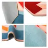 Tapis léger luxe géométrique Morandi art abstrait tapis salon chambre chevet tapis de sol absorbant bohème turc tapis