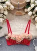 Camisoles & Tanks SINGREINY Fashion 3D Floral Sensual Camisole Sleeveless Club Sexy Skinny Tank Tops 2024 Beading Slim Women Corset Short