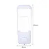 Liquid Soap Dispenser 500ML Bathroom Wall Mount Shower Shampoo Lotion Container Holder System Non Perforated El Toliet