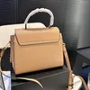 Bolsos de calidad con asa para mujer, bolso de hombro tipo bandolera a la moda, bolso de lujo con cadena para axilas