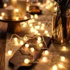 Neue LED-Lichterkette, mehrfarbig, wasserdicht, Lichterkette, Girlande für Outdoor, Garten, Weihnachten, Hochzeit