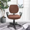 Chair Covers Elastic Sleeve Office Upholstered Armchair Stretchable With Arms Stretchy