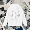 Kadın Hoodies Sweatshirts y2k Kadınlar Harajuku Hip Hop Mektup Yıldız Grafik Baskılı Gevşek Sweatshirt Punk Rock Gotik Kıyafetler Üst Sokak Giyim Emo Kız 24328