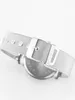 Montres-bracelets 2024 Hommes Femmes Argent Automatique Montre Mécanique Saphir Verre Miroir Tout En Acier Dames Cadeau