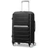 Malas de mão bagagem de mão de forma livre expansível com rodas giratórias duplas bagagem de mão preta de 21 polegadas