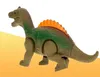 Jouets de dinosaures à marche électrique, dinosaures brillants avec modèle d'animaux sonores pour enfants, cadeau interactif 240318