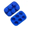 Baking Moulds Christmas Snowflake Silicone Cake Molds For Fondant Moon Cupcake Soap Mould Pastry Tools