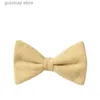 弓ティ格差bowtie bow tie Jacquard Mens Bow Tie Factory Direct Supply shengzhou polka dot mens bow tie y240329