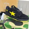 Med Box Star Sneaker Designer Running Shoes Men Women Low Panda Sports Patent Leather Shark Black White Blue Camouflage Trainers Blondewig LaceWig