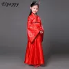 Costumes de danse traditionnelle chinoise pour les filles Opéra antique Dynastie Tang Han Ming Hanfu Dr Vêtements pour enfants Danse folklorique Enfants v7bd #