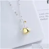 Anhänger Halsketten 100% 925 Sterling Sierjewelry Good Luck Square Heavy Choker Halskette für Männer Drop Lieferung Schmuck Anhänger Dhtdc