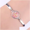 Cuff Selling 12Mm Handmade Druzy Bracelet Trendy Womens 925 Sier Tone Wholesaling Drop Delivery Jewelry Bracelets Dhlw9