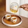 Portabel glas keramiska kinesiska kung fu teset resor set tese set tekanna för cup maker infuser 240325